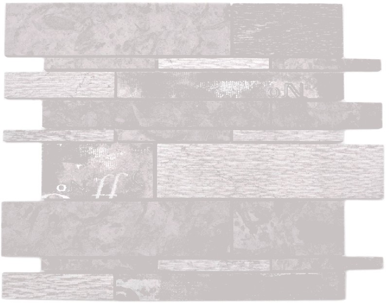 Muestra de mano compuesto mármol/cerámica mezcla gris/color 2F pared azulejo backsplash cocina ducha baño MOS180-C07STG_m