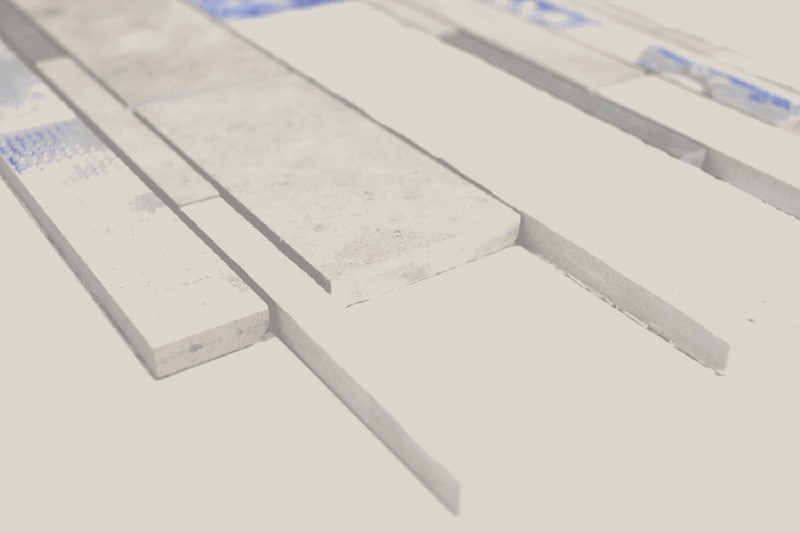 Muestra de mano compuesto mármol/cerámica mezcla gris/color 3F pared azulejo backsplash cocina ducha baño MOS180-D09STG_m