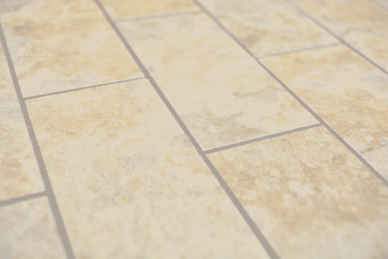 Muestra de mano rectángulo vinilo piedra mirada Limestone beige Subway Estructura pared azulejo backsplash cocina ducha baño MOS200-4LB_m