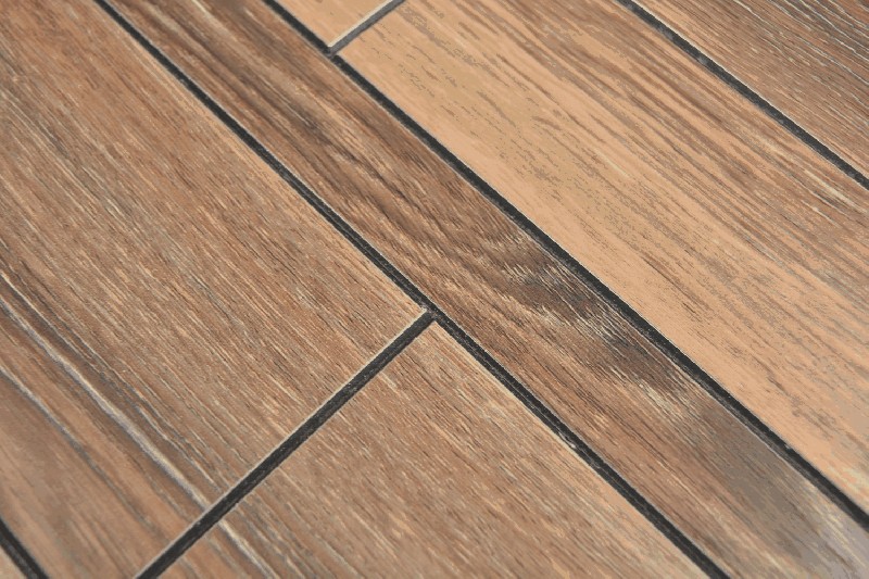 Muestra de mano compuesto aluminio efecto madera Madera marrón Nivel pared azulejo espejo MOS200-51WBL_m