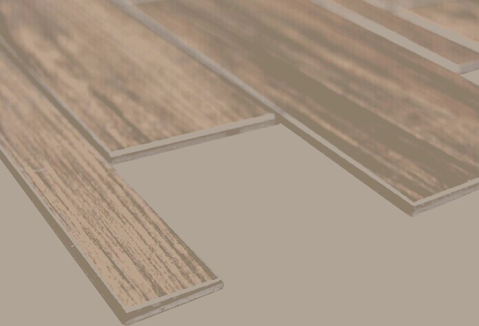 Muestra de mano compuesto aluminio efecto madera Madera marrón Estructura pared azulejo espejo MOS200-56WBS_m