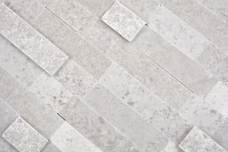 Muestra de mano piedra natural compuesta Cenicienta gris azulejo de pared MOS200-M32_m