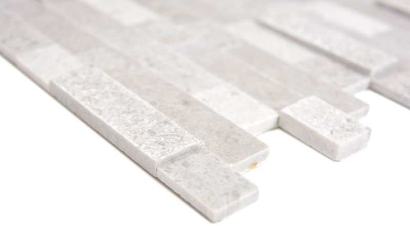 Muestra de mano piedra natural compuesta Cenicienta gris azulejo de pared MOS200-M32_m
