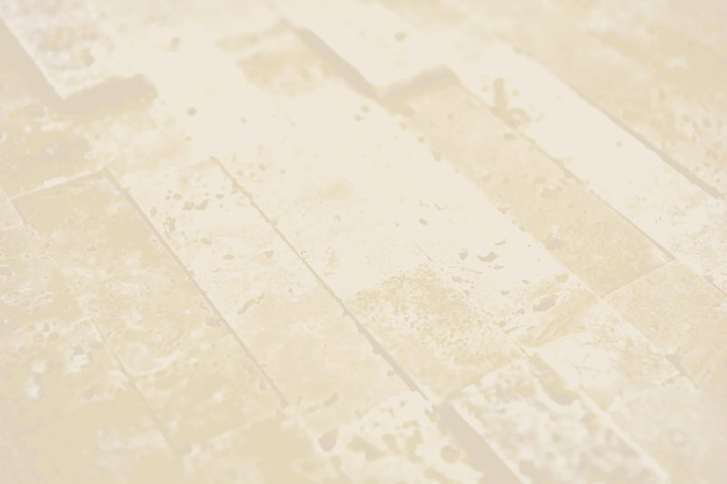 Muestra de mano compuesto piedra natural travertino beige azulejo de pared MOS200-M42_m