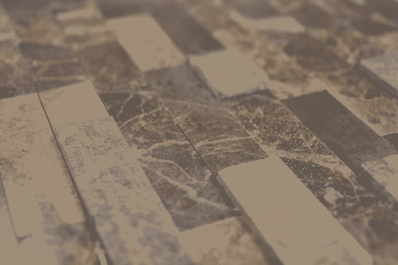 Muestra de mano de piedra natural compuesta Emperador azulejo de pared MOS200-M52_m