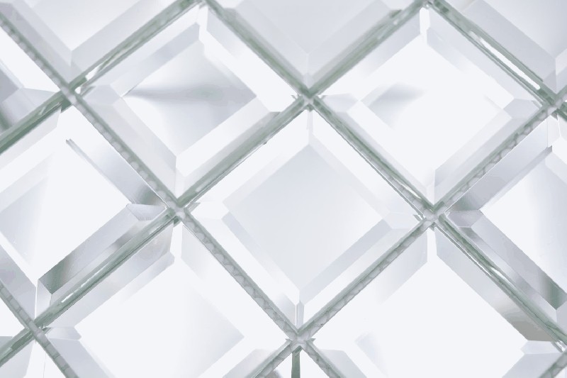 Muestra de mano cuadrado Espejo Metro azulejo de pared espejo cocina ducha baño MOS180-01_m