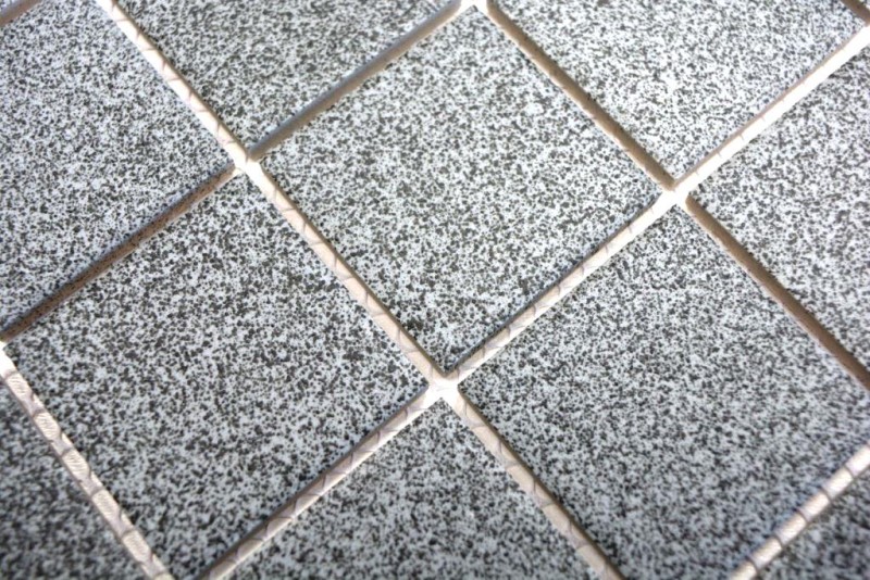Muestra de mano mosaico azulejo cerámica gris piedra gris MOS14-0202-R10_m