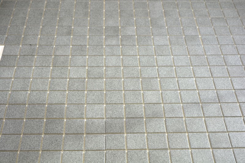 Muestra de mano mosaico azulejo cerámica gris piedra gris MOS14-0202-R10_m