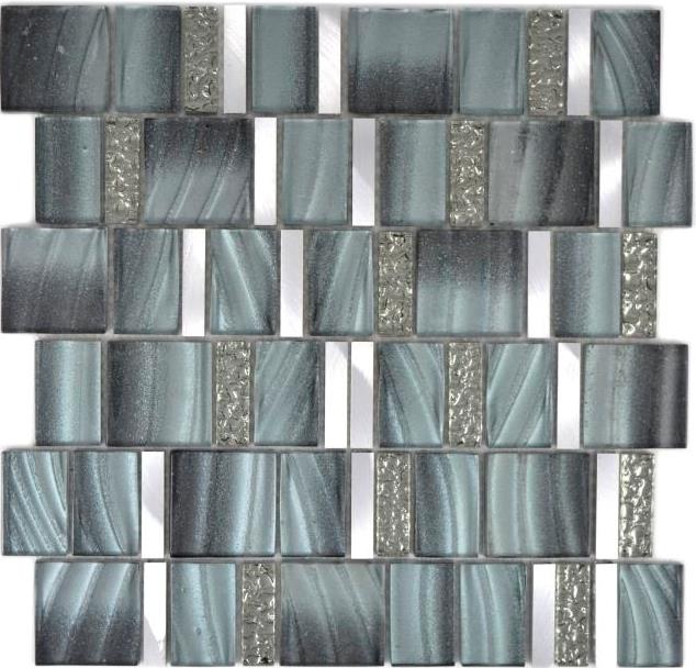 Muestra de mano mosaico azulejo pizarra piedra natural ladrillo beige claro MOS34-1202_m