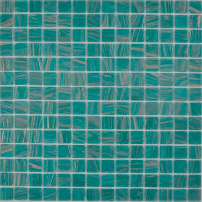 Mosaico de vidrio mosaico turquesa cobre pared azulejo baño azulejo ducha salpicaduras azulejo backsplash MOS230-GA67_f | 10 esteras de mosaico