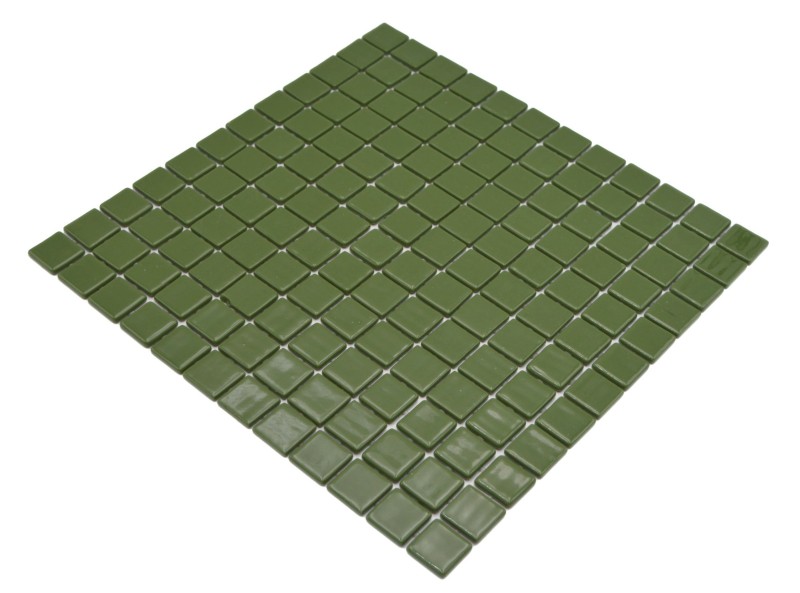 Mosaico azulejo piscina mosaico piscina mosaico verde oliva verde musgo pared de ducha ESPAÑA MOS220-25602U