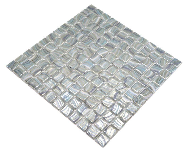 Mosaico de azulejos de la piscina mosaico de la piscina mosaico metálico verdoso claro azulado pared de la ducha ESPAÑA - MOS220-78256U_f