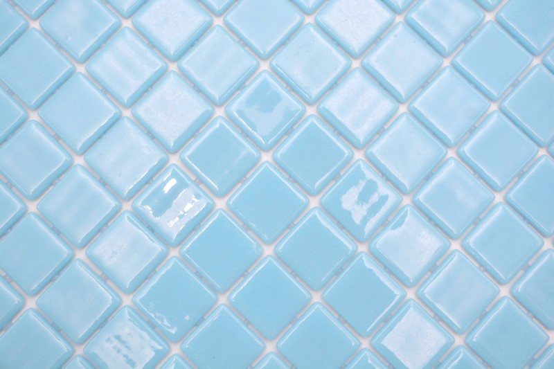 Muestra de mano mosaico azulejo piscina mosaico piscina mosaico azul claro pared de ducha ESPAÑA - MOS220-25102U_m