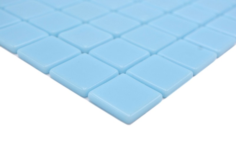 Muestra de mano mosaico azulejo piscina mosaico piscina mosaico azul claro pared de ducha ESPAÑA - MOS220-25102U_m