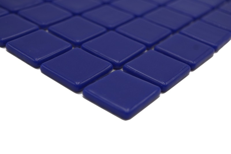 Muestra de mano mosaico azulejo piscina mosaico piscina mosaico azul azul oscuro azul marino pared de ducha ESPAÑA - MOS220-25803U_m