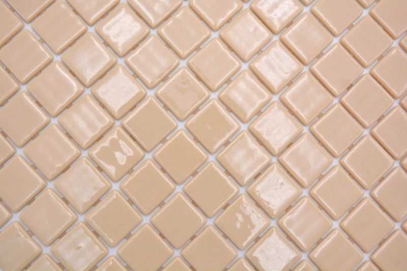 Muestra de mano mosaico azulejo piscina mosaico piscina mosaico beige crema pared ducha ESPAÑA - MOS220-25831U_m