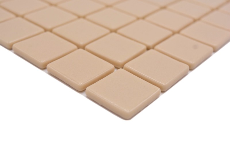 Muestra de mano mosaico azulejo piscina mosaico piscina mosaico beige crema pared ducha ESPAÑA - MOS220-25831U_m