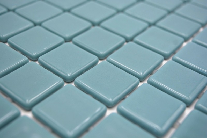 Muestra de mano mosaico azulejo piscina mosaico piscina mosaico turquesa pastel verde pared de ducha ESPAÑA - MOS220-25832U_m