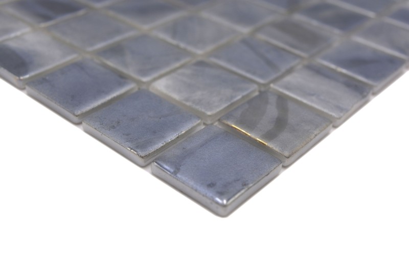Muestra de mano mosaico azulejo piscina mosaico piscina mosaico palomas gris azul beige tonos ducha pared ESPAÑA - 220-71254U_m