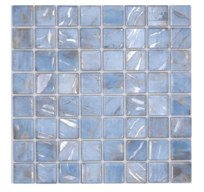 Muestra de mano piscina mosaico piscina mosaico de vidrio mármol shimmer gris crema plata pared suelo cocina baño ducha - MOS220-71382U_m