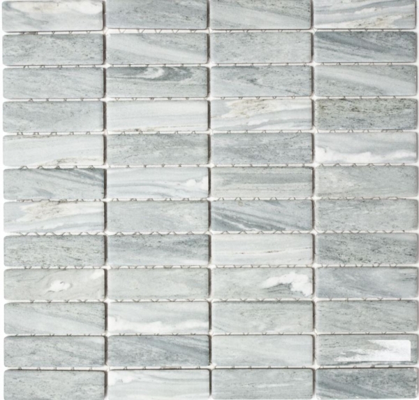 Muestra de mano azulejo mosaico cerámica varillas efecto piedra gris azulejo de pared azulejo de baño MOS24-STSO23_m