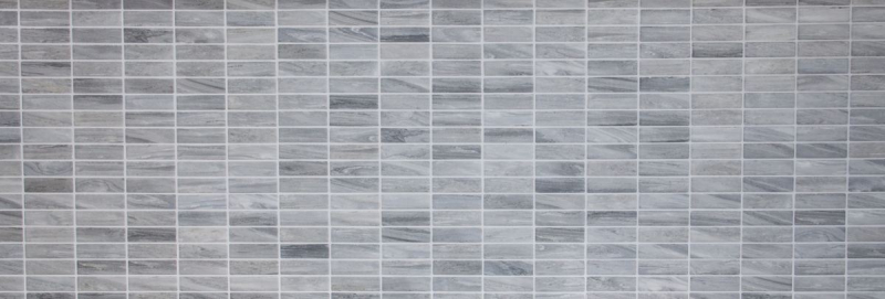 Muestra de mano azulejo mosaico cerámica varillas efecto piedra gris azulejo de pared azulejo de baño MOS24-STSO23_m