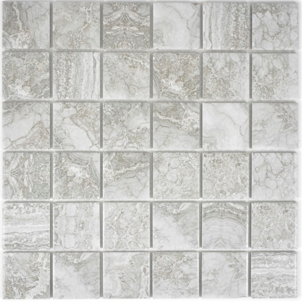 Mosaico de azulejos de piedra natural aspecto gris estructura baño azulejos backsplash MOS16-0204_f | 10 mosaico esteras
