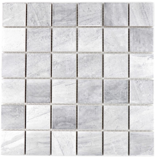 Mosaico de azulejos de piedra natural mirada estructura travertino gris azulejo backsplash MOS16-0211_f | 10 esteras de mosaico