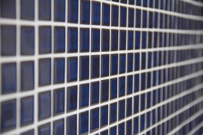 Mosaico de cerámica azulejos de mosaico COBALT AZUL AZUL OSCURO brillante azulejo backsplash cocina cuarto de baño MOS18-0405
