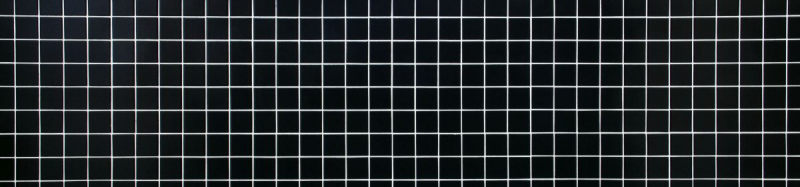 Muestra de mano mosaico azulejo cerámica negro mate azulejo backsplash cocina MOS16-0311_m