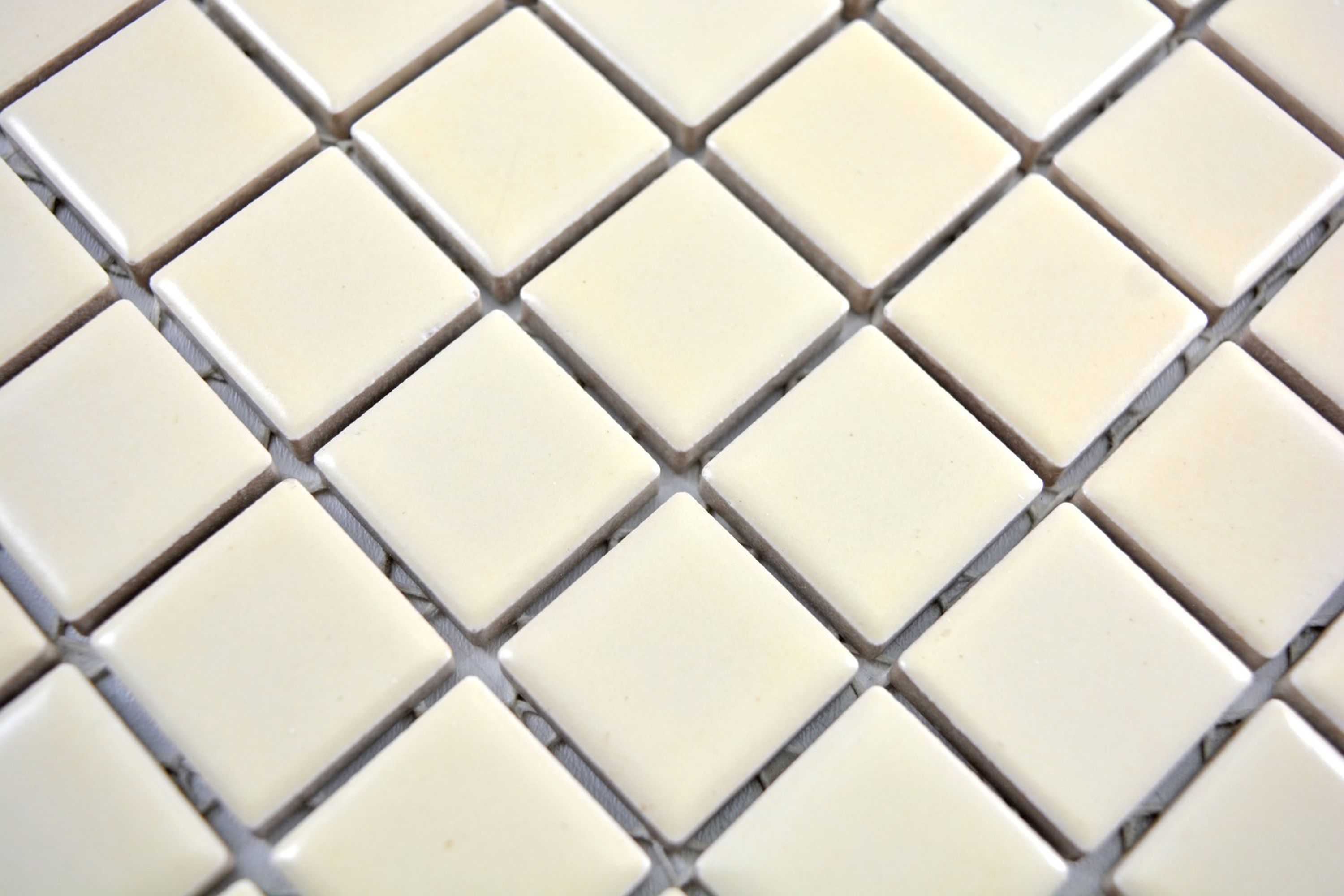 Muestra de mano mosaico azulejo magnolia beige brillante azulejo backsplash mosaico de cerámica MOS18D-1902_m
