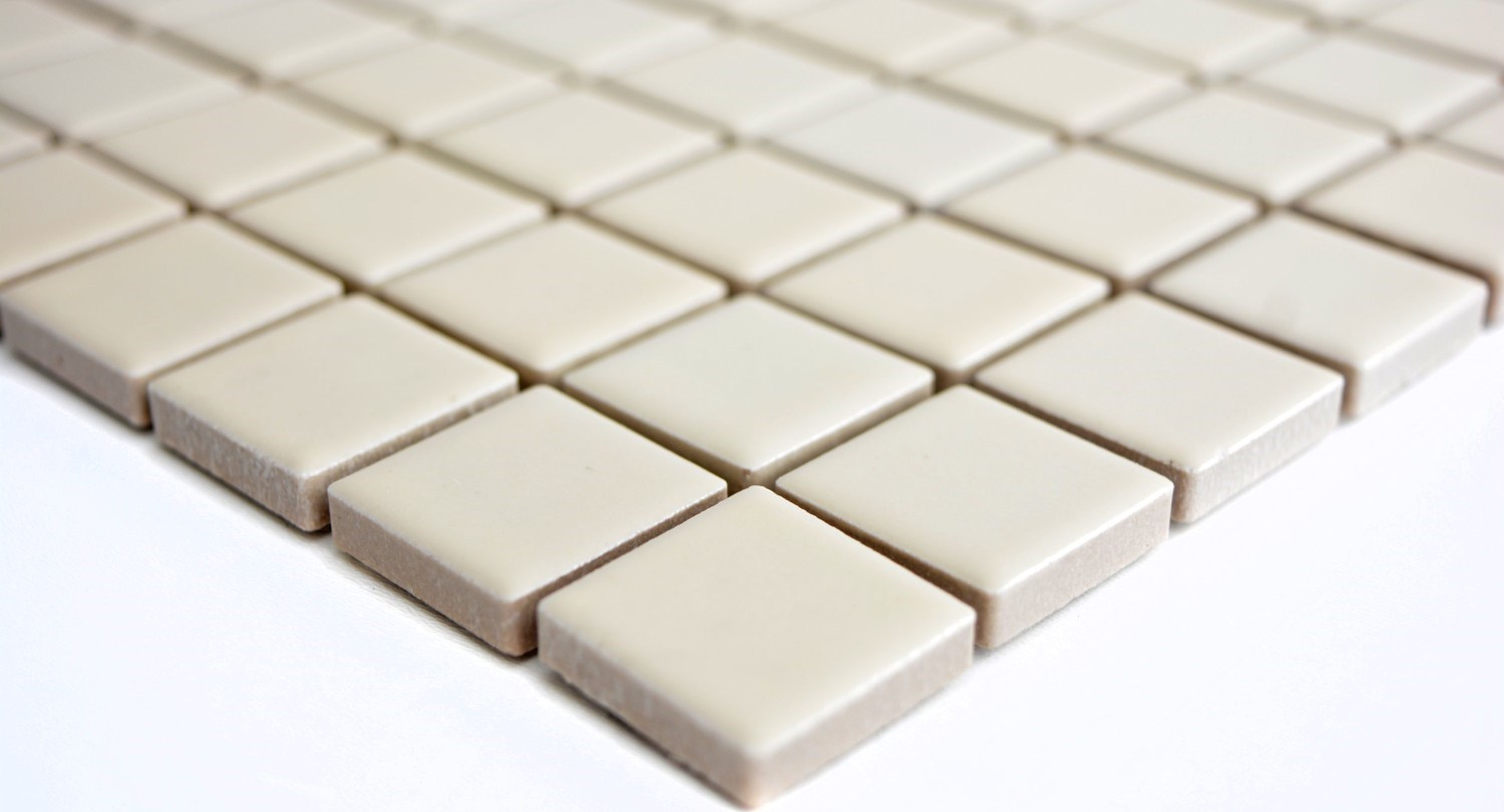 Muestra de mano mosaico azulejo magnolia beige brillante azulejo backsplash mosaico de cerámica MOS18D-1902_m