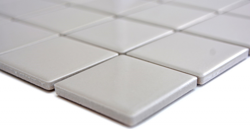 Muestra de mano mosaico azulejo SLUDGE GREY MANHATTAN brillante backsplash MOS14-2401_m