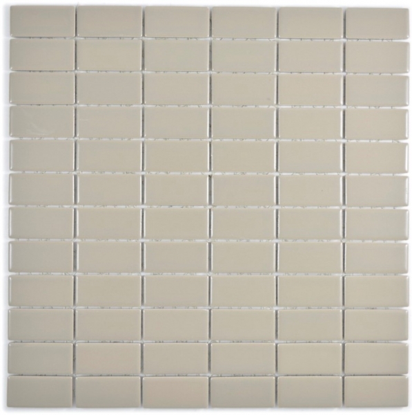 Muestra de mano mosaico cerámica varillas barro mate azulejo WC baño azulejo MOS24D-2411_m