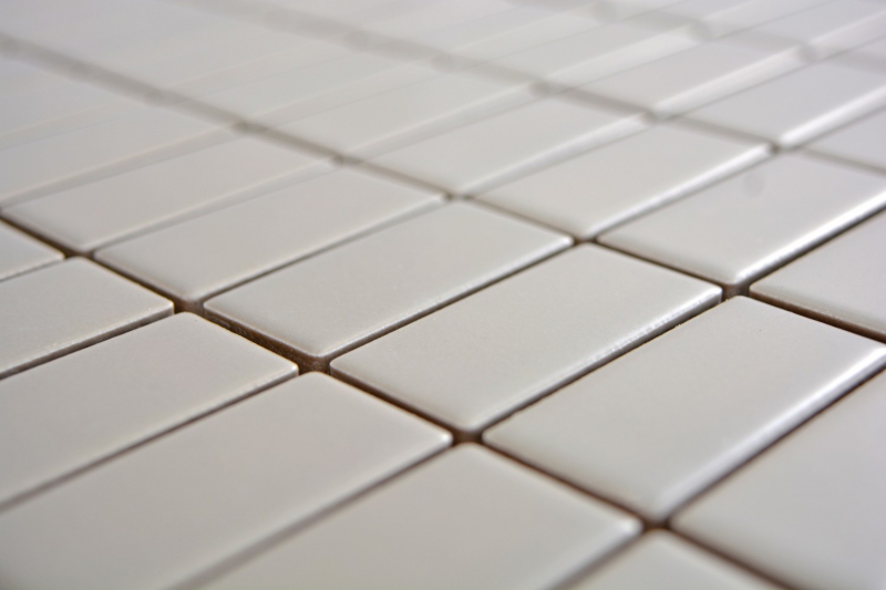 Muestra de mano mosaico cerámica varillas barro mate azulejo WC baño azulejo MOS24D-2411_m