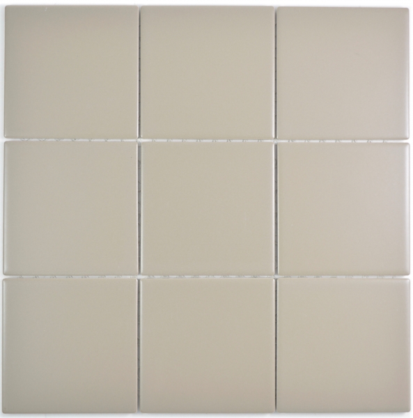 Muestra de mano mosaico cerámica barro mate azulejo WC baño azulejo MOS23-2411_m