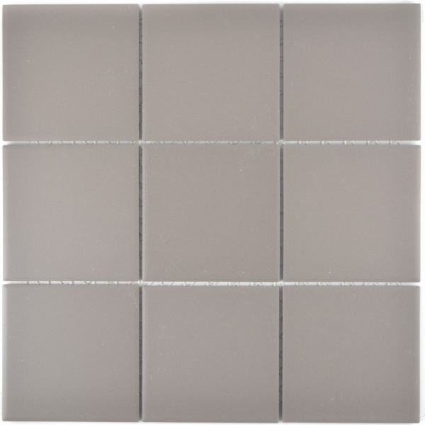 Mosaico de azulejos de cerámica gris sin esmaltar salpicadero de la cocina MOS22-0202_f