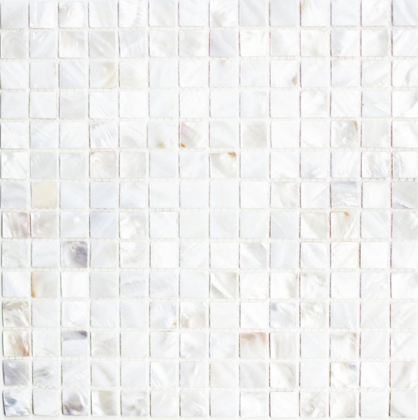 Muestra de mano azulejo mosaico concha nácar azulejo de pared azulejo de baño MOS150-SM201_m