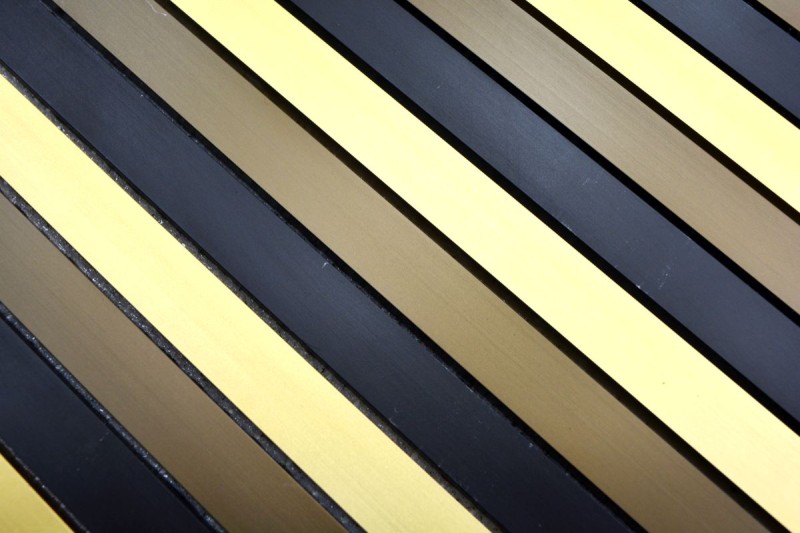 Mosaico de azulejos de aluminio barras de bronce negro oro azulejos backsplash pared de la cocina MOS49-B301