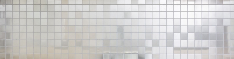 Acero inoxidable azulejo de mosaico de plata cepillado mate azulejo backsplash pared de la cocina MOS129-48D