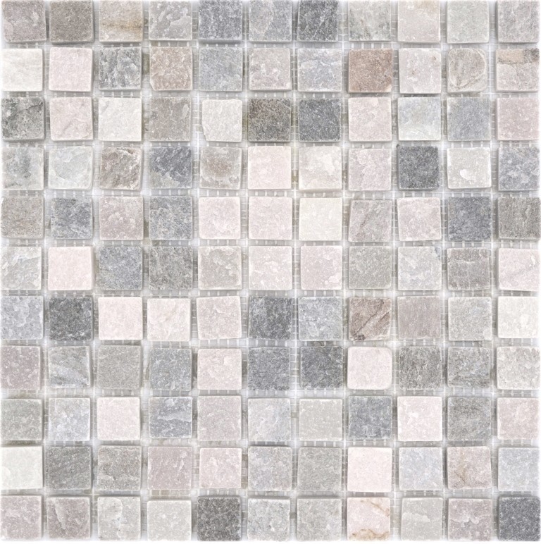 Cuarcita piedra natural mosaico azulejo beige gris pared piso ducha cocina splashback ducha pared - MOS36-0206