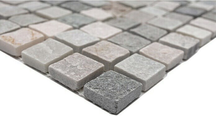 Cuarcita piedra natural mosaico azulejo beige gris pared piso ducha cocina splashback ducha pared - MOS36-0206