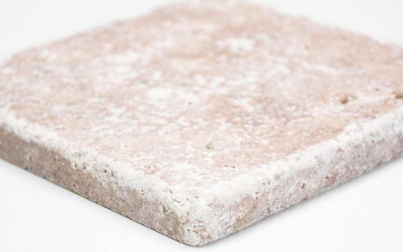 Azulejo Travertino piedra natural rosa azulejo de piedra natural Rosso aspecto antiguo azulejo de suelo azulejo de pared azulejo de cocina - MOSF-45-46130