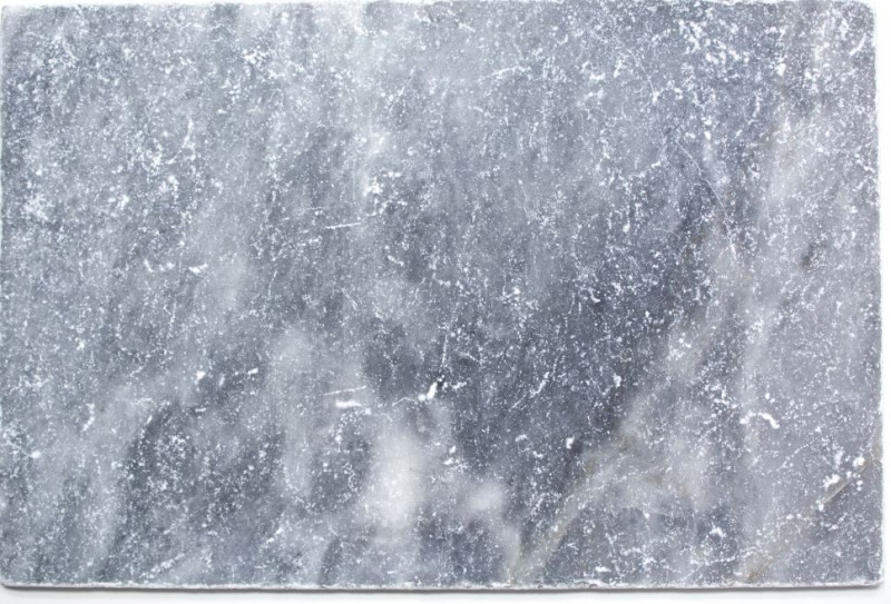 Azulejo mármol piedra natural Bardiglio gris claro antracita azulejo de piedra natural aspecto antiguo azulejo de suelo azulejo de pared azulejo de cocina - MOSF-45-40061