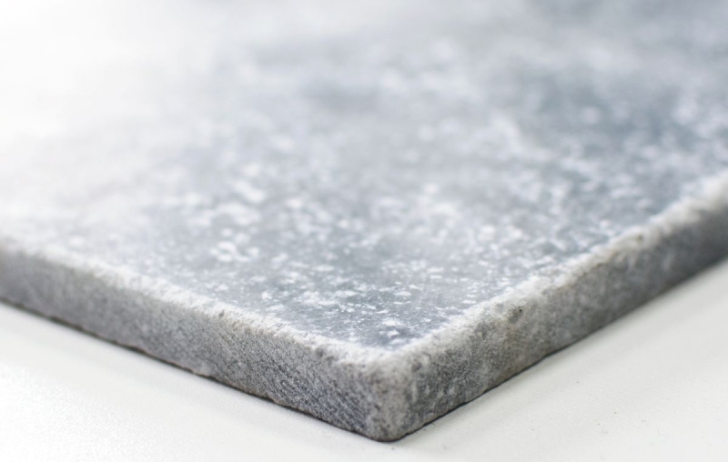Azulejo mármol piedra natural Bardiglio gris claro antracita piedra natural azulejo aspecto antiguo pavimento plato de ducha cocina pared - MOSF-45-40030