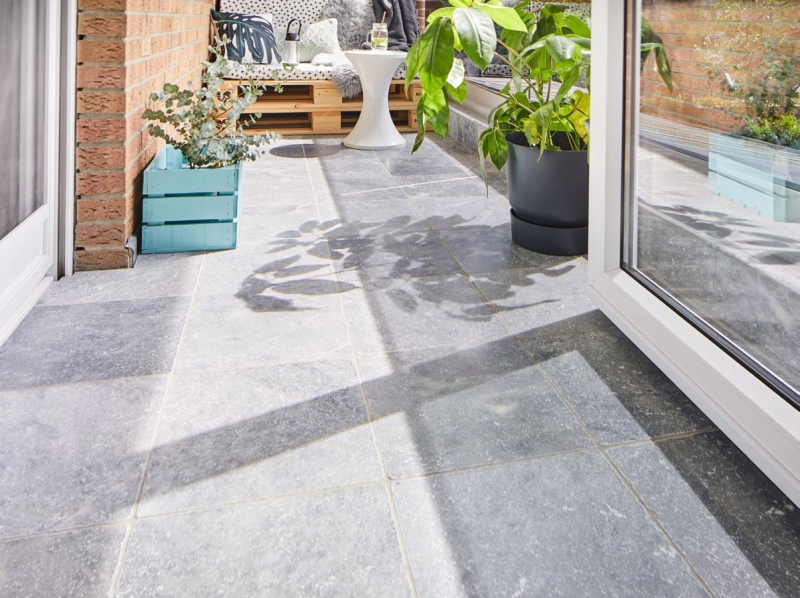 Azulejo mármol piedra natural Bardiglio gris claro antracita piedra natural azulejo aspecto antiguo pavimento plato de ducha cocina pared - MOSF-45-40030