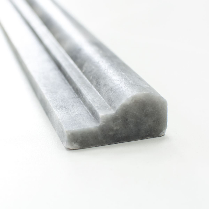 Borde de mármol piedra natural Bardiglio gris claro antracita perfil de piedra natural de aspecto antiguo pared de la cocina cuarto de baño piso sauna - MOSProf-40348