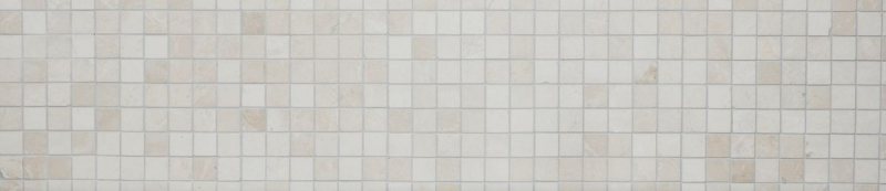 Mármol mosaico de azulejos de piedra natural marfil crema claro beige backsplash pared azulejos cocina cuarto de baño - MOS36-0106