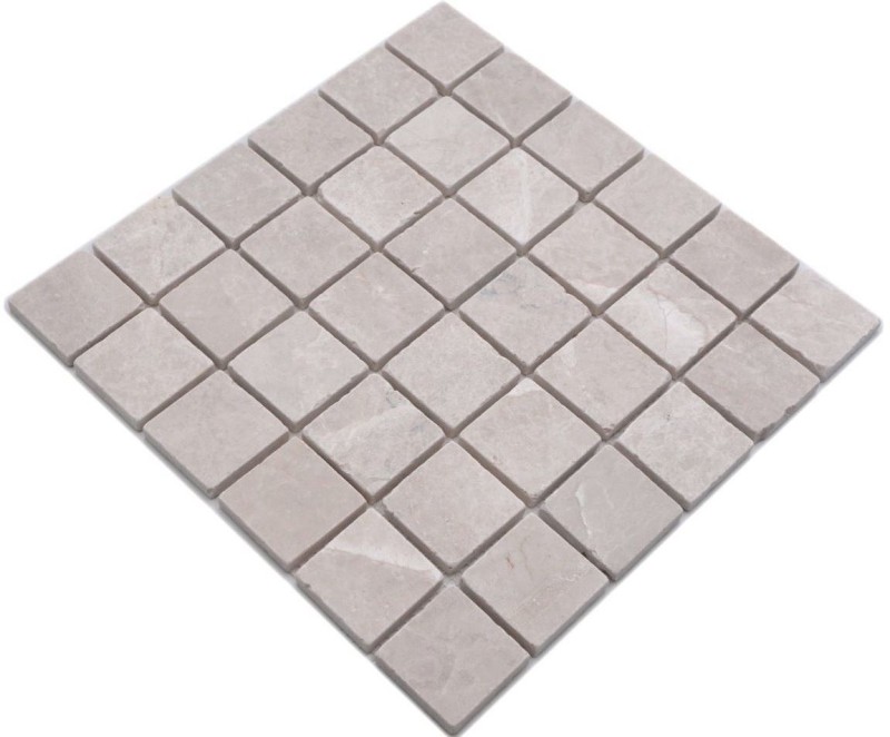 Mármol mosaico de azulejos de piedra natural marfil crema claro beige backsplash pared azulejos cocina cuarto de baño - MOS36-0106