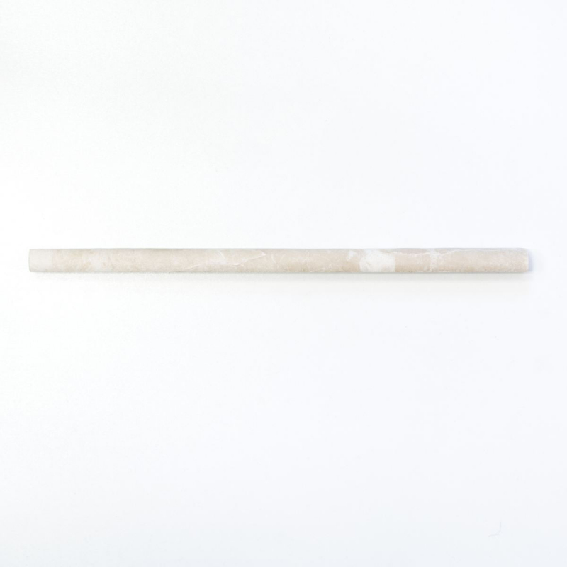 Borde de mármol botticino piedra natural marfil crema blanco perfil lápiz aspecto antiguo pared suelo cocina baño aseo - MOSPENC-41315